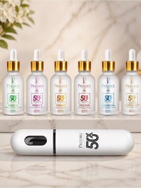 Prediré 50X Serum Set w/ Infuser Anti-Aging Skincare NWOT